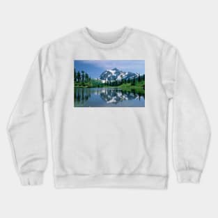 Mt Shuksan Northern Cascade Mountains Crewneck Sweatshirt